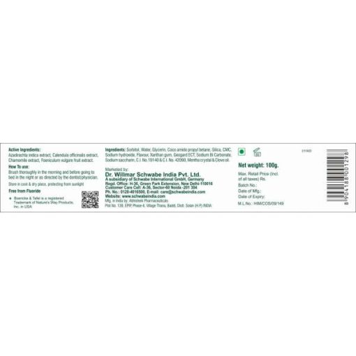 B&T DENTAL CARE GEL |  Dr. Willmar Schwabe India - Image 3